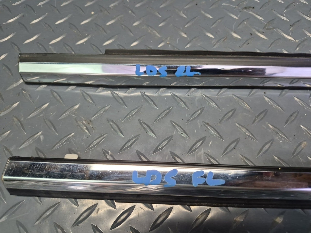 01-06 Lexus UCF30L LS430 Front & Rear Left Door Weatherstrip Molding Set OEM