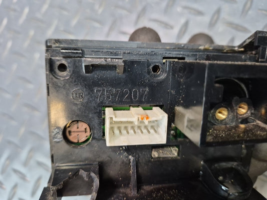 84-88 Toyota Cressida MX73 Radio A/C Heater Climate Switch w Trim Bezel Damaged