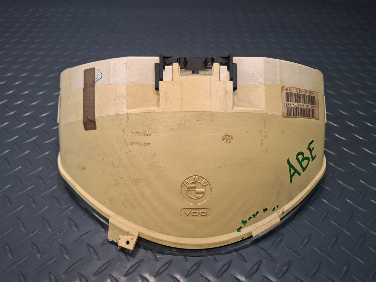 1994-1997 BMW E31 840Ci M62 Instrument Cluster Gauge Speedometer 8354451 Damaged