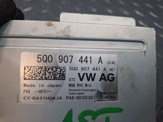 15-17 Audi A3 S3 8VS Sedan Rear View Camera Control Module 5Q0907441A OEM