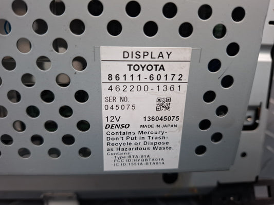 2004-2007 Lexus UZJ100L LX470 Dash GPS Navigation Screen Display 86111-60172