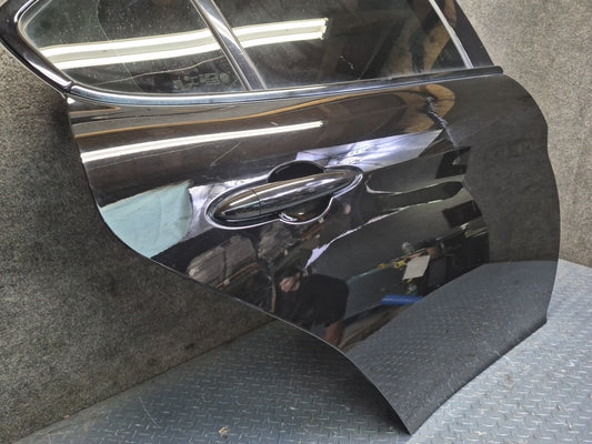 17-25 Alfa Romeo Giulia Rear Right Side Door Shell Panel w Glass Black OEM