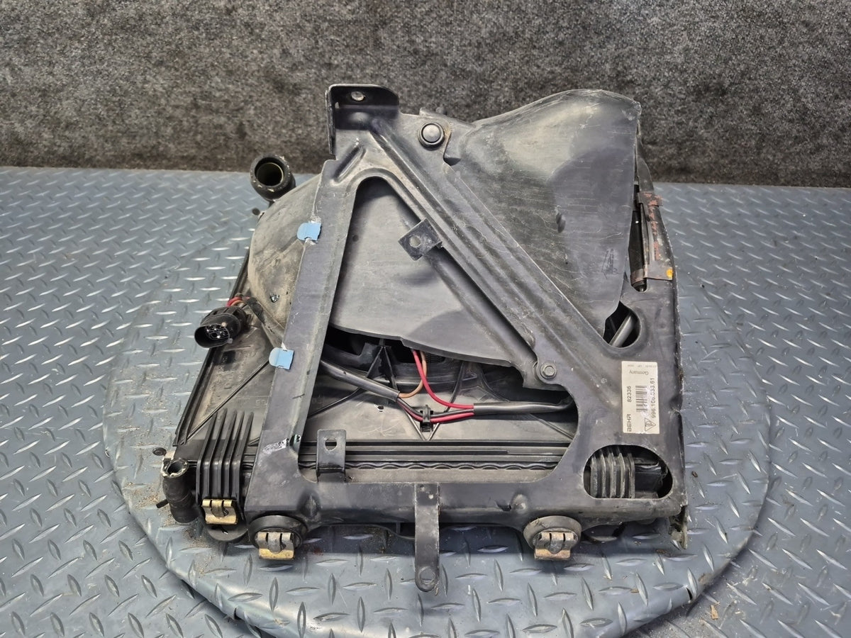 1999-2001 Porsche 911 996 Left Engine Radiator Cooling Fan w Shroud
