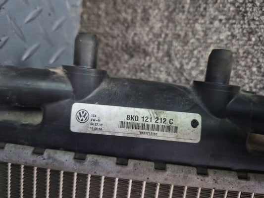13-15 Audi RS5 8F7 4.2L V8 Engine Secondary Auxiliary Radiator 8K0121212C OEM