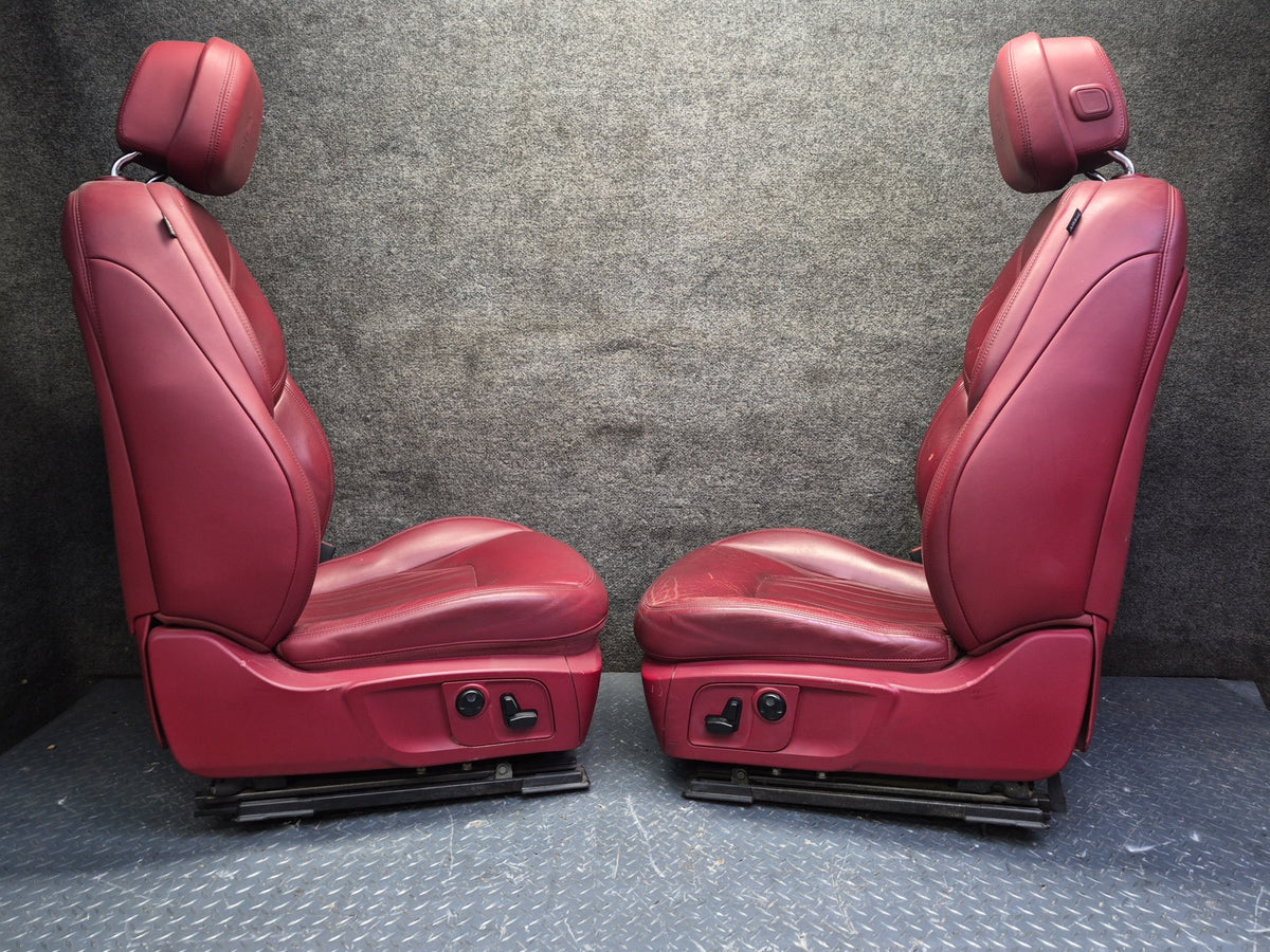 2017-2020 Maserati Levante M161 Front & Rear Left & Right Leather Seat Set RED