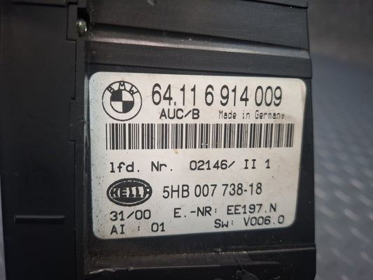 01-06 BMW E46 330Ci A/C Air Condition Climate Control Switch Panel 6914009 OEM