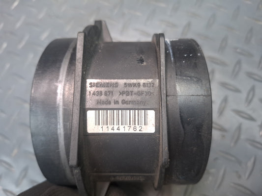 01-06 BMW E46 330Ci M54 Mass Air Flow Meter MAF Sensor 1438871 OEM