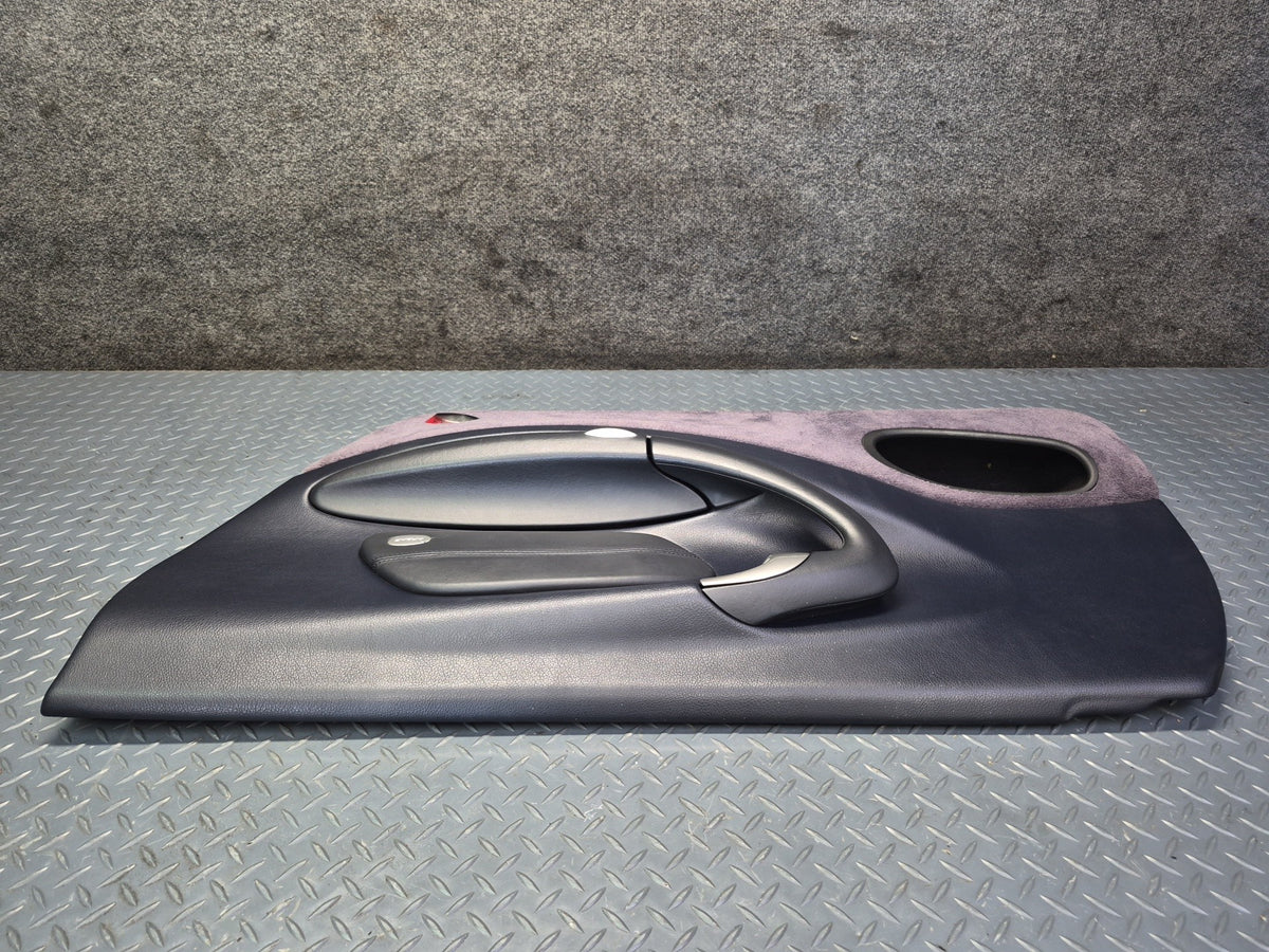 1999-2005 Porsche 911 Carrera 996 Door Interior Trim Panel Blue Set of 2
