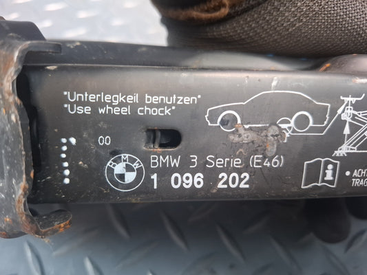 01-06 BMW E46 330ci Emergency Spare Tire Lift Jack Tool 1096202 OEM