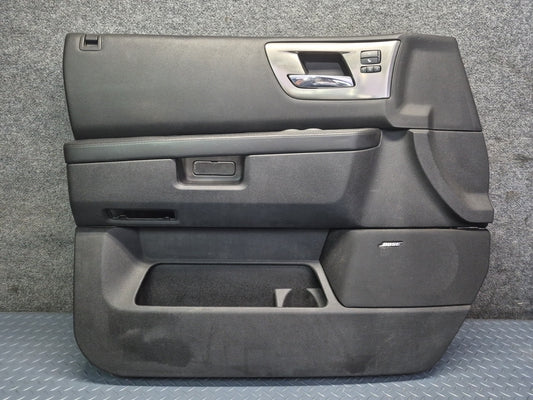 2008-2009 Hummer H2 Front Left Right Door Interior Trim Cover Panel Black Set