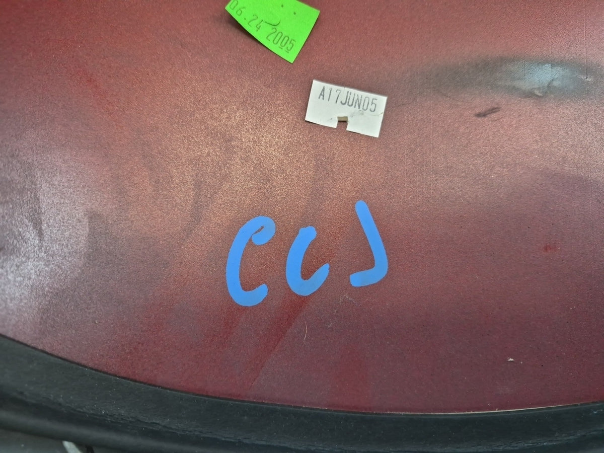 05-08 Chevrolet Corvette C6 Convertible Rear Center Folding TOP Stowage Molding