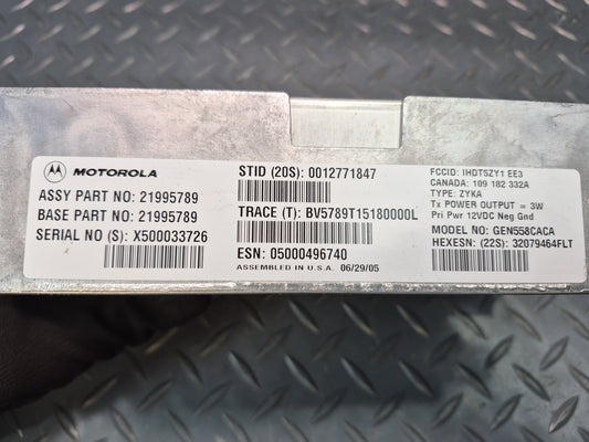 2005 Chevrolet Corvette C6 Onstar Communication Control Module 21995789 OEM