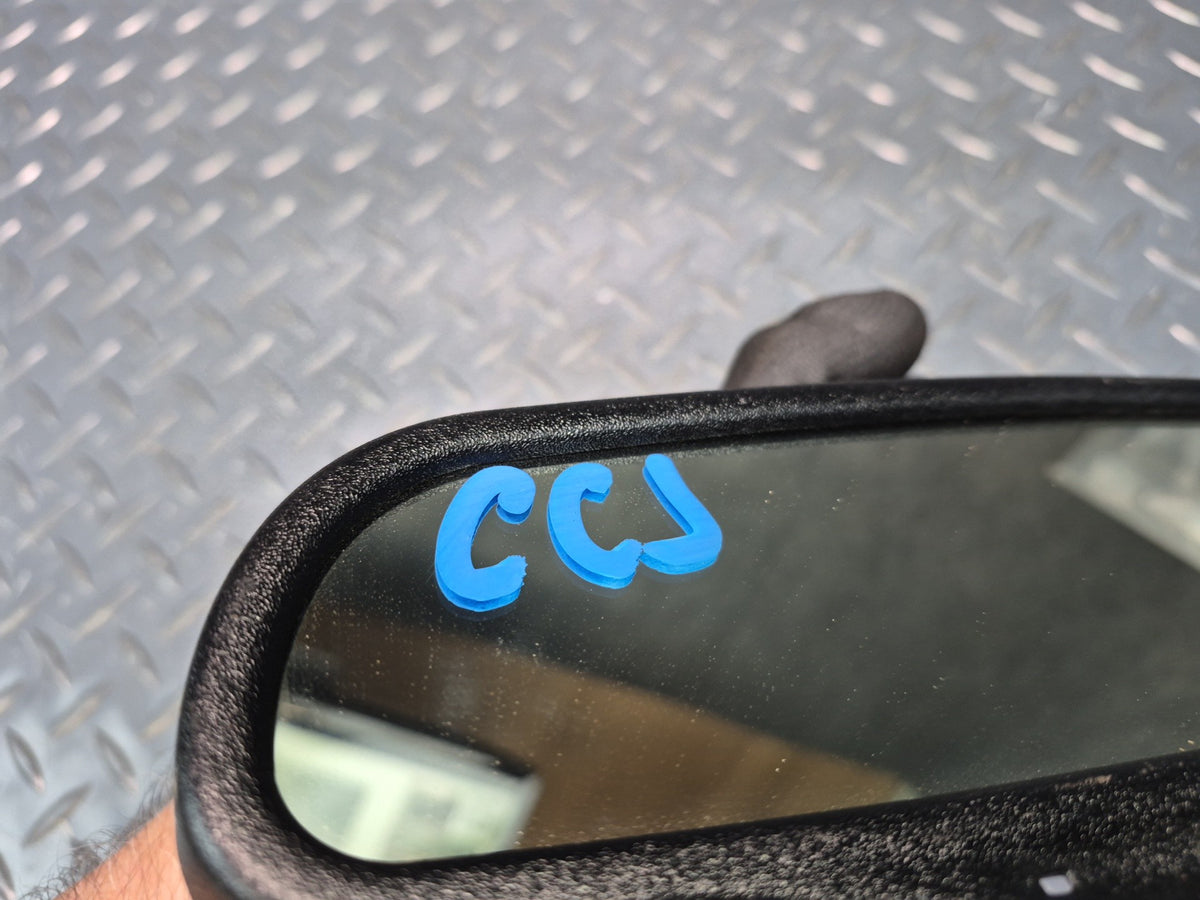 2005 Chevrolet Corvette C6 Auto Dim Interior Rear View Mirror w Compass OEM