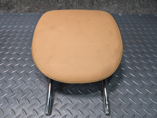 2003-2010 Porsche Cayenne 957 Rear Left Center Right Seat Leather Headrest Set