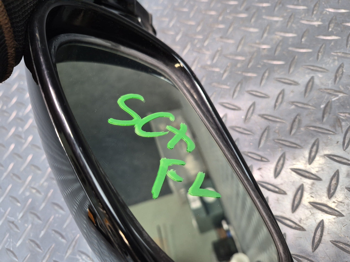 02-08 Lexus SC430 Left Door Exterior Side View Heated Mirror Black OEM