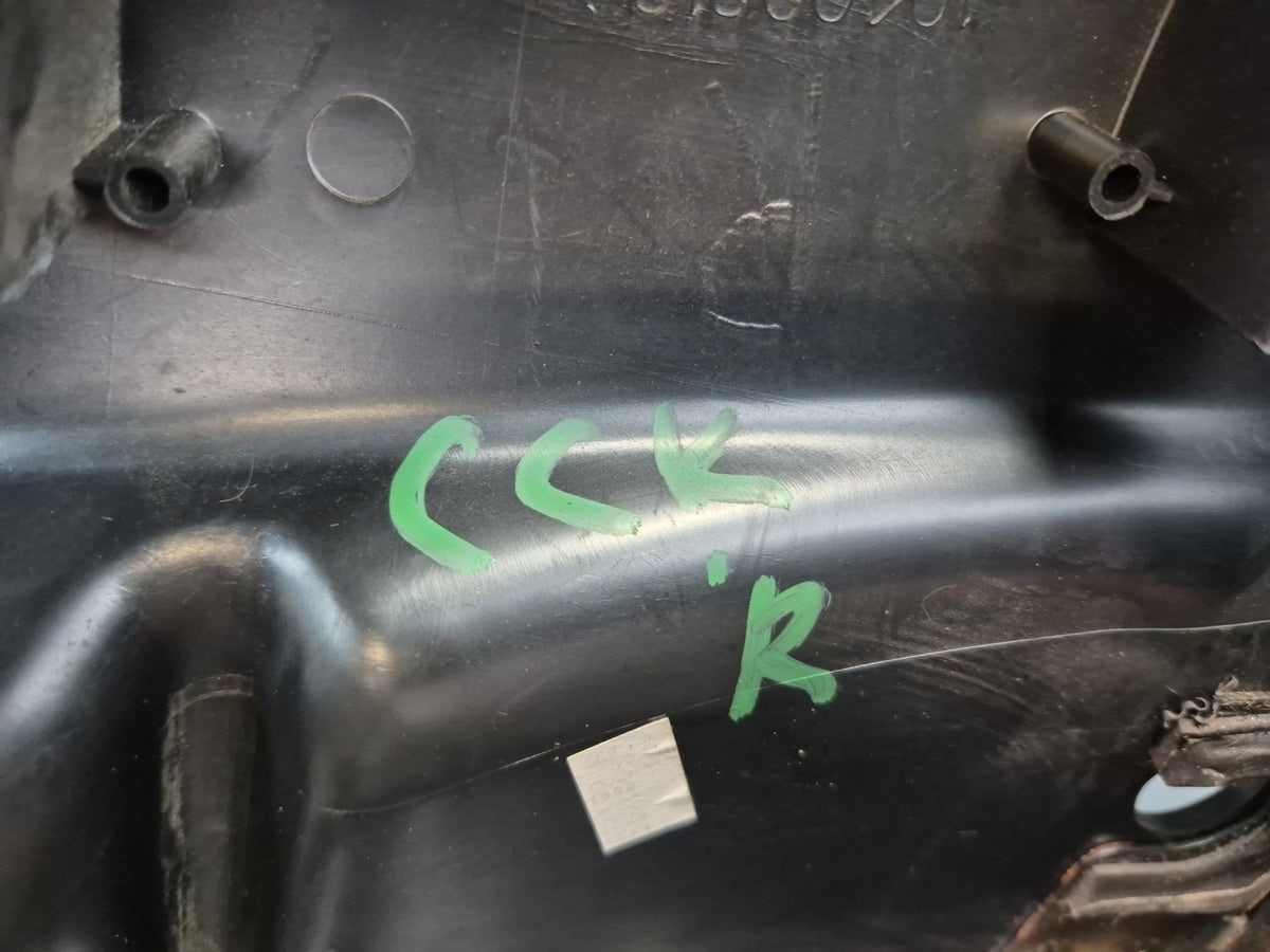 98-04 Chevrolet Corvette C5 Convert Right B-pillar Trim Cover Panel Black OEM