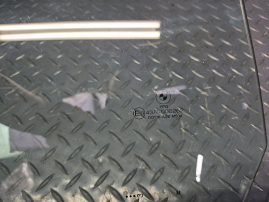03-08 BMW E85 Z4 Left Door Glass Window OEM
