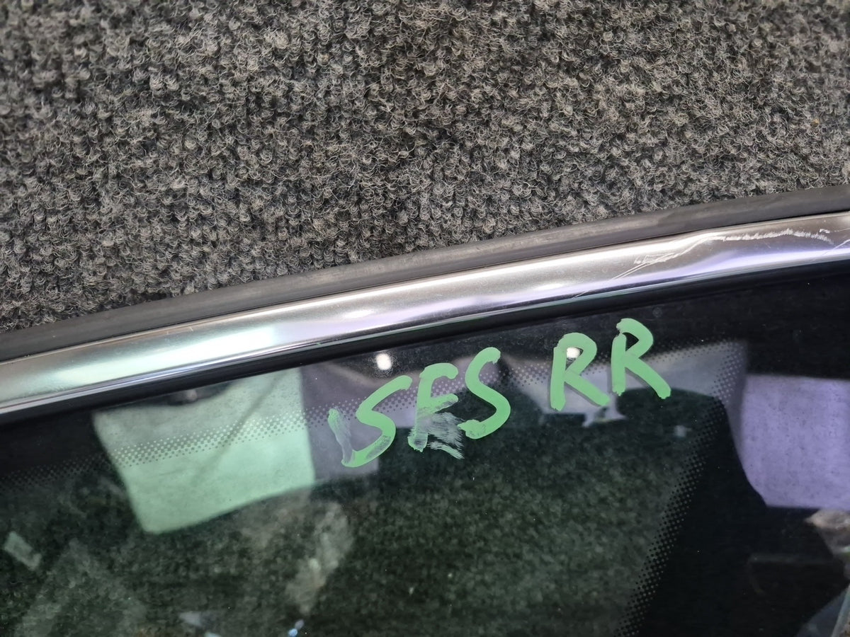 18-25 Audi F5A A5 S5 Sportback Rear Right Quarter Window Glass w Molding OEM