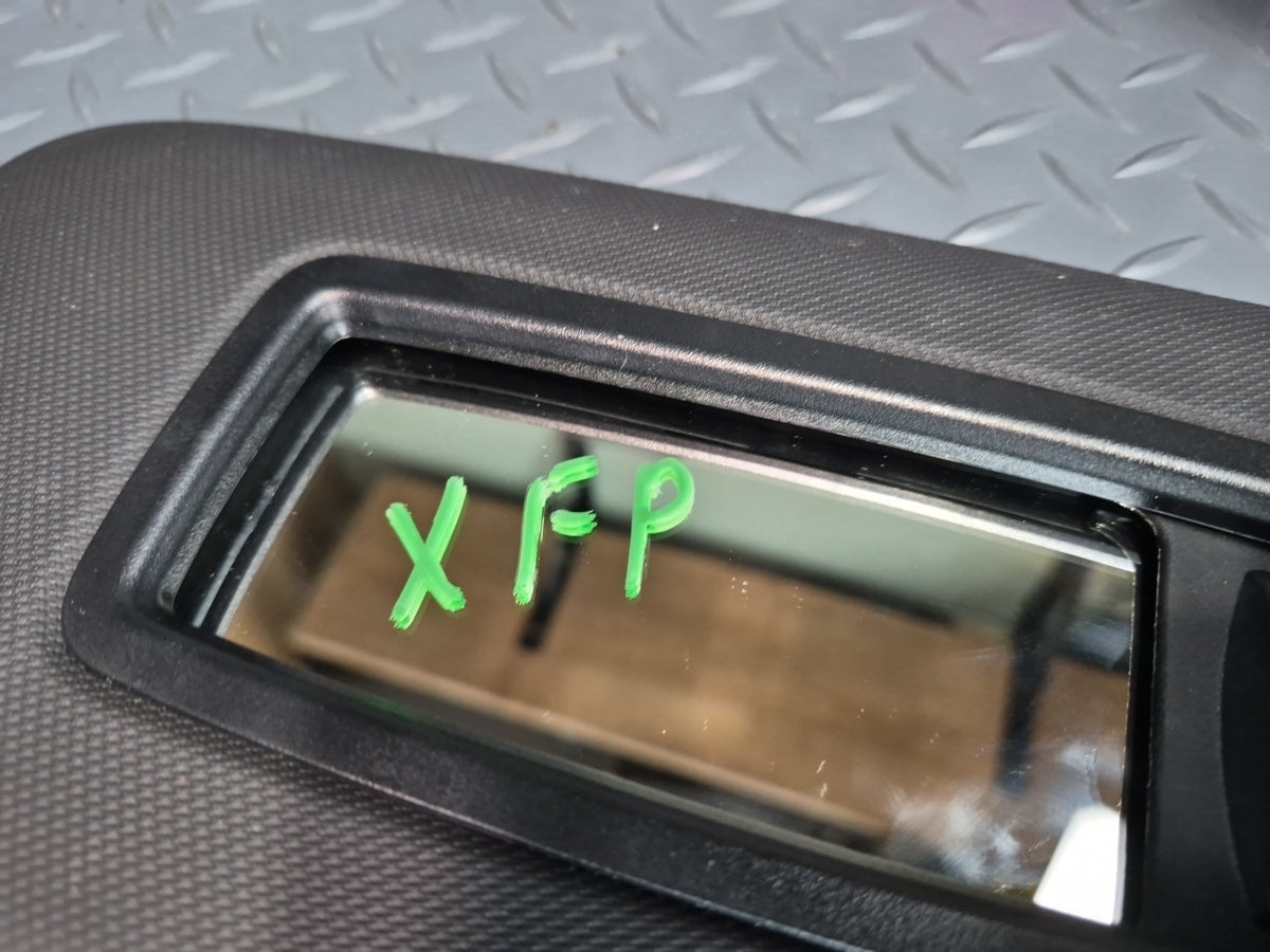 2014-2018 BMW F15 X5 Front Left & Right Sun Visor Black Set of 2