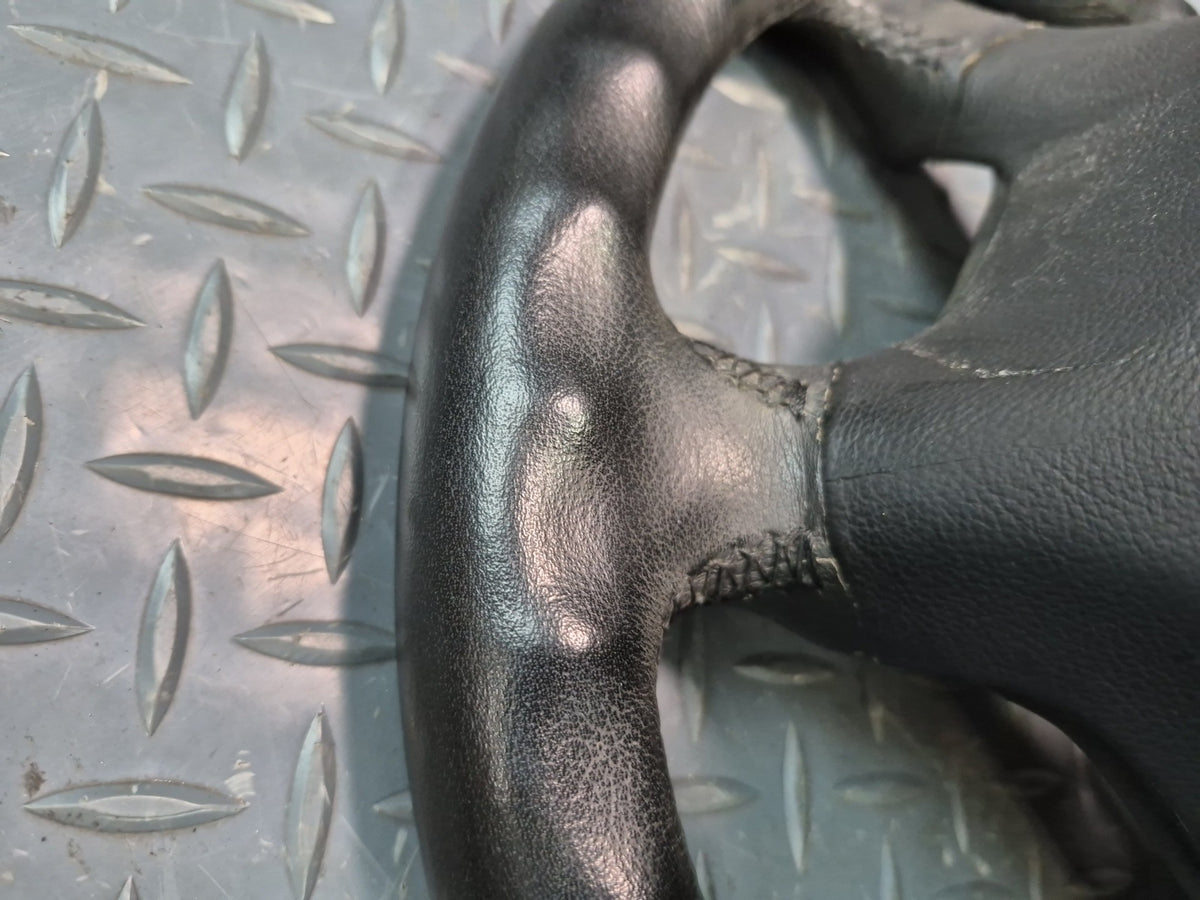 1997-2004 Porsche Boxster 986 M/T 4-SPOKE Driver Steering Leather Black