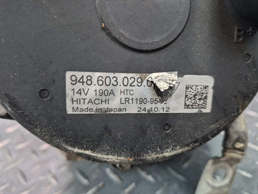 11-16 Porsche Panamera 970 3.6L 190 AMP Engine Alternator Generator 94860302904