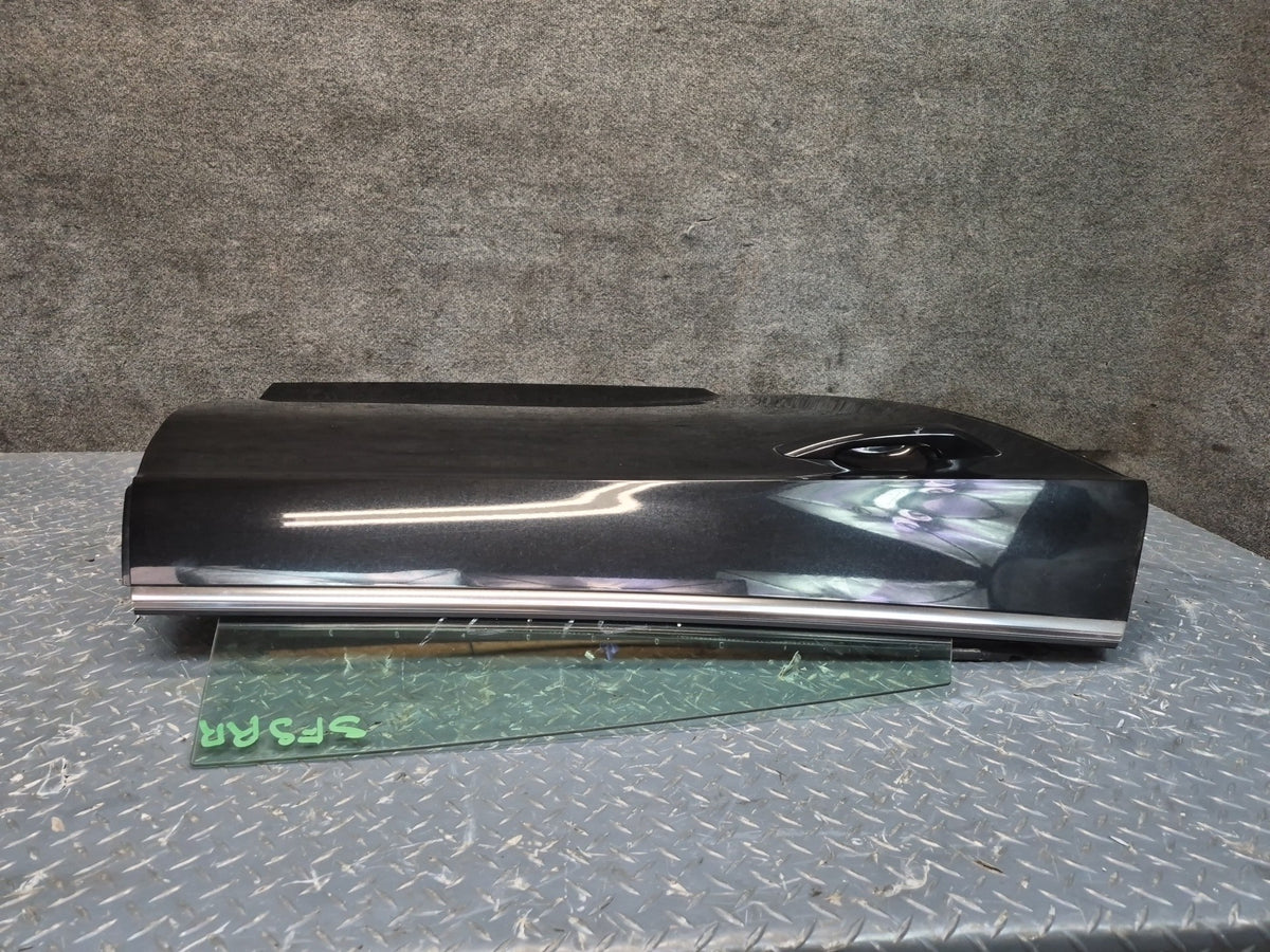 18-25 Audi A5 S5 Sportback Rear Right Door Shell Black w Glass Assembly 49K OEM