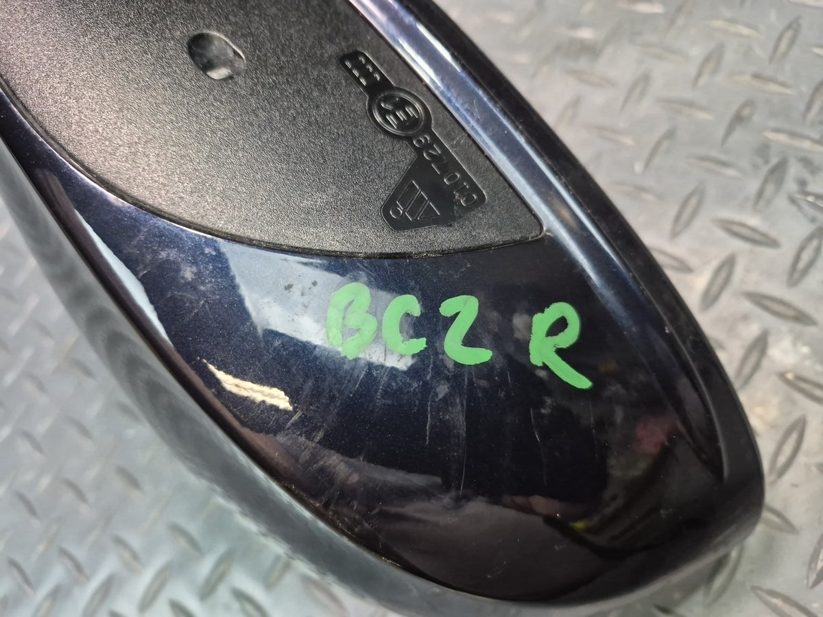 03-08 BMW E85 E86 Z4 Right Exterior Auto Dim Heated Side View Mirror Blue OEM