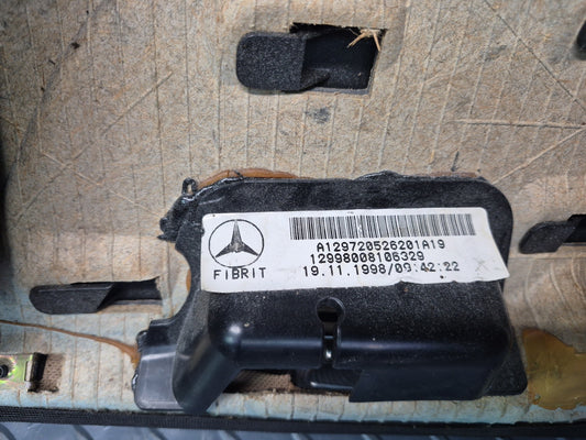 96-02 Mercedes R129 SL500 Right Door Interior Trim Cover Panel Beige Damaged