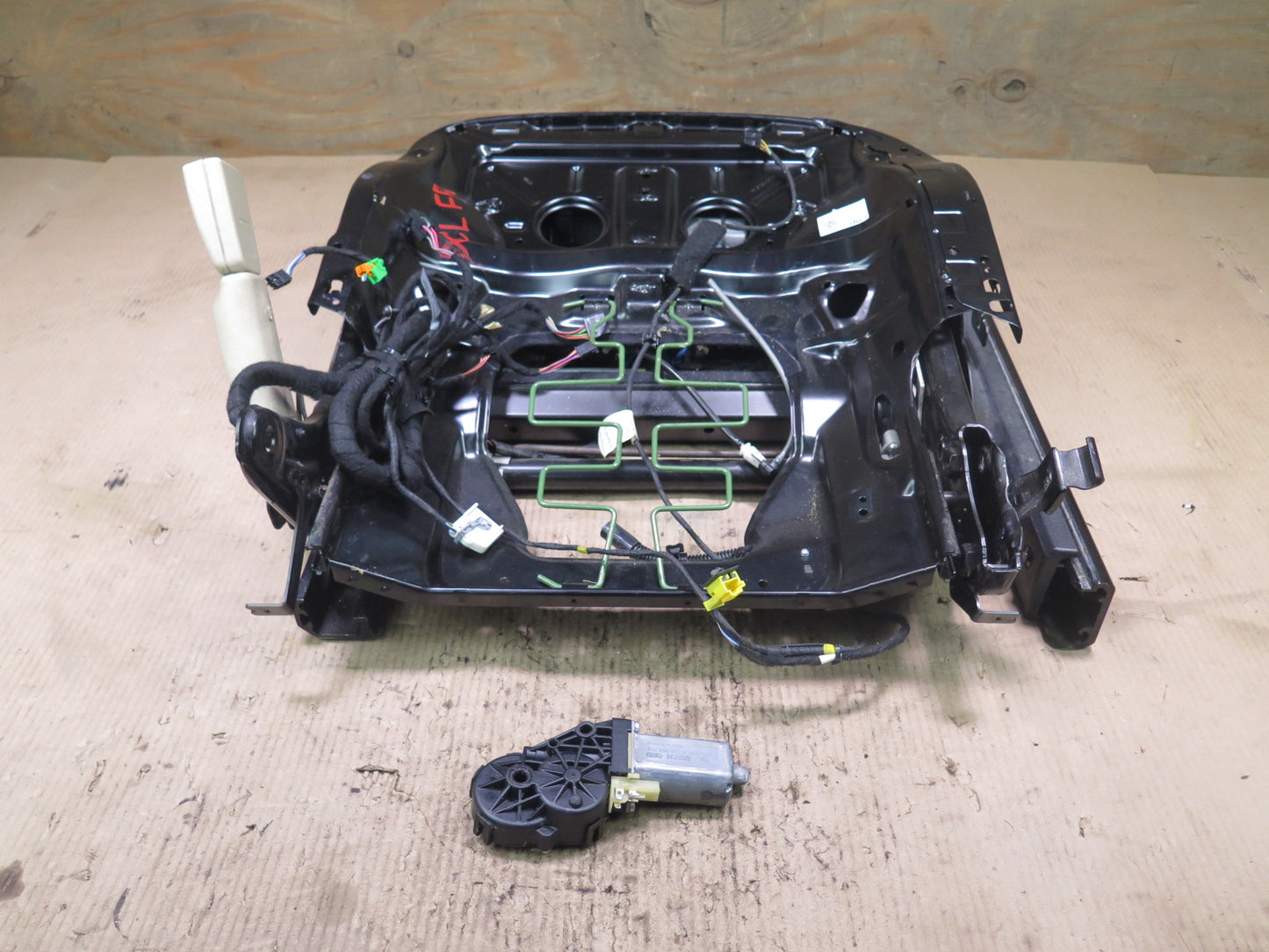 07-10 MERCEDES W216 FRONT RIGHT SEAT TRACK FRAME MOTOR DYNAMIC LUMBAR SET OEM