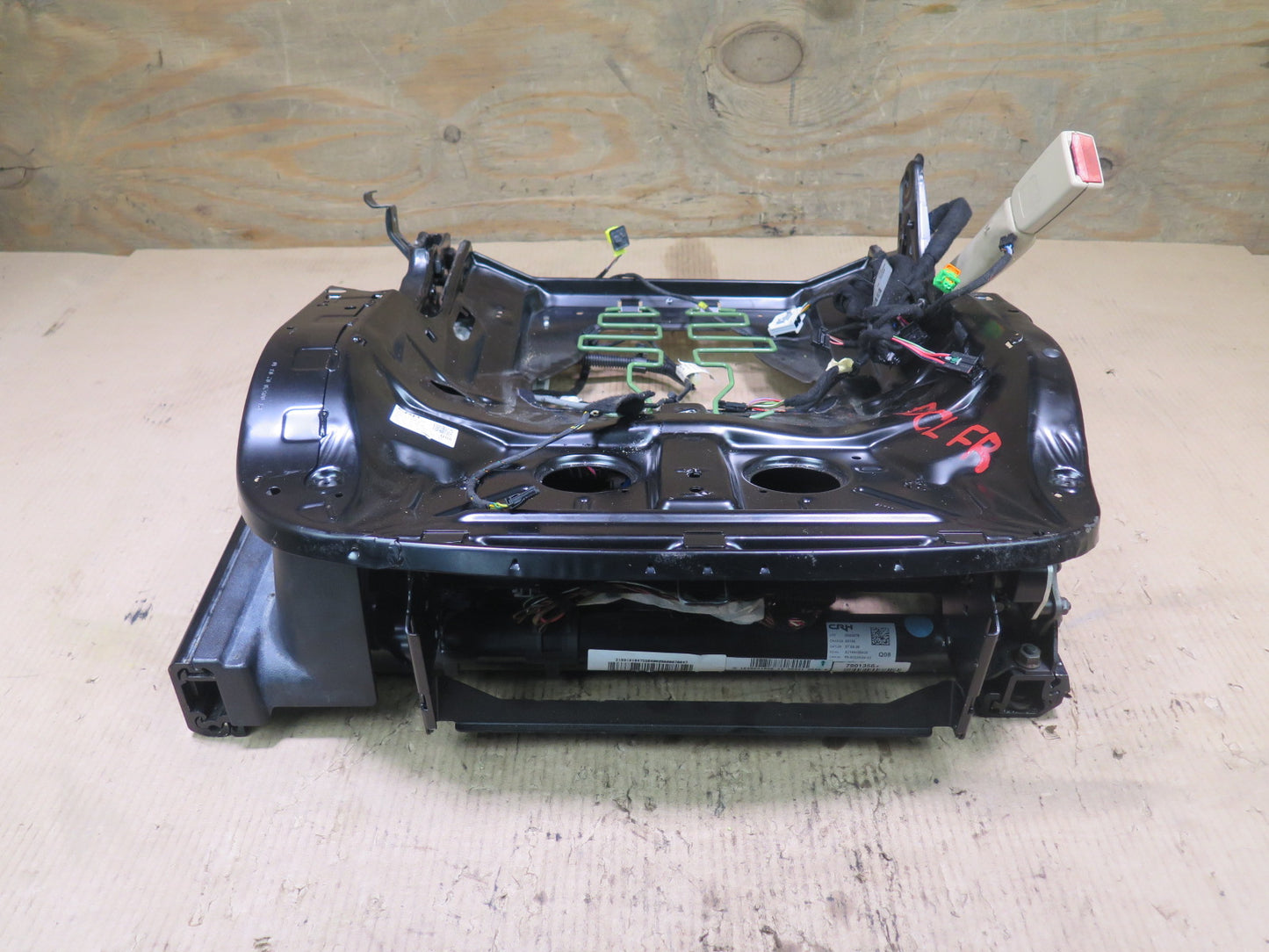 07-10 MERCEDES W216 FRONT RIGHT SEAT TRACK FRAME MOTOR DYNAMIC LUMBAR SET OEM