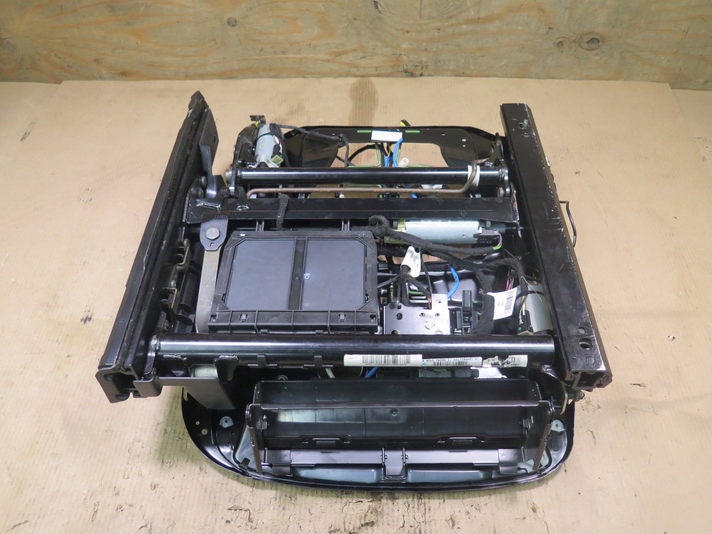 07-10 MERCEDES W216 FRONT LEFT SEAT TRACK FRAME MOTOR DYNAMIC LUMBAR SET OEM
