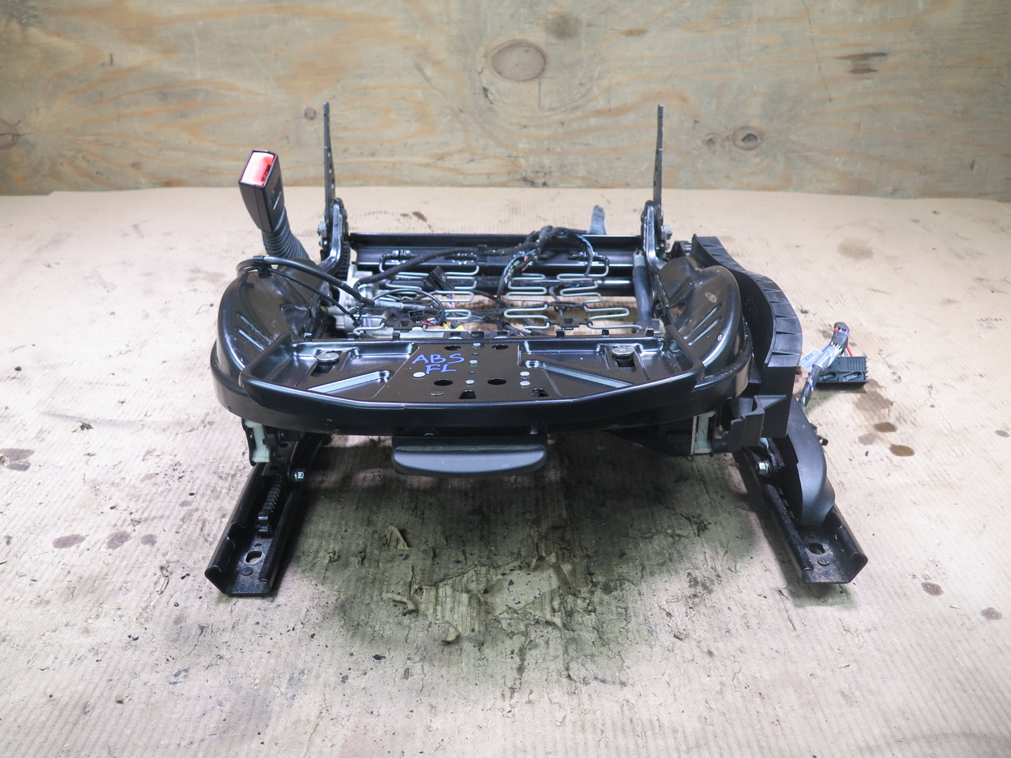 08-10 BMW E63 6-SERIES FRONT LEFT DRIVER SEAT RAIL TRACK FRAME W/ MOTOR OEM