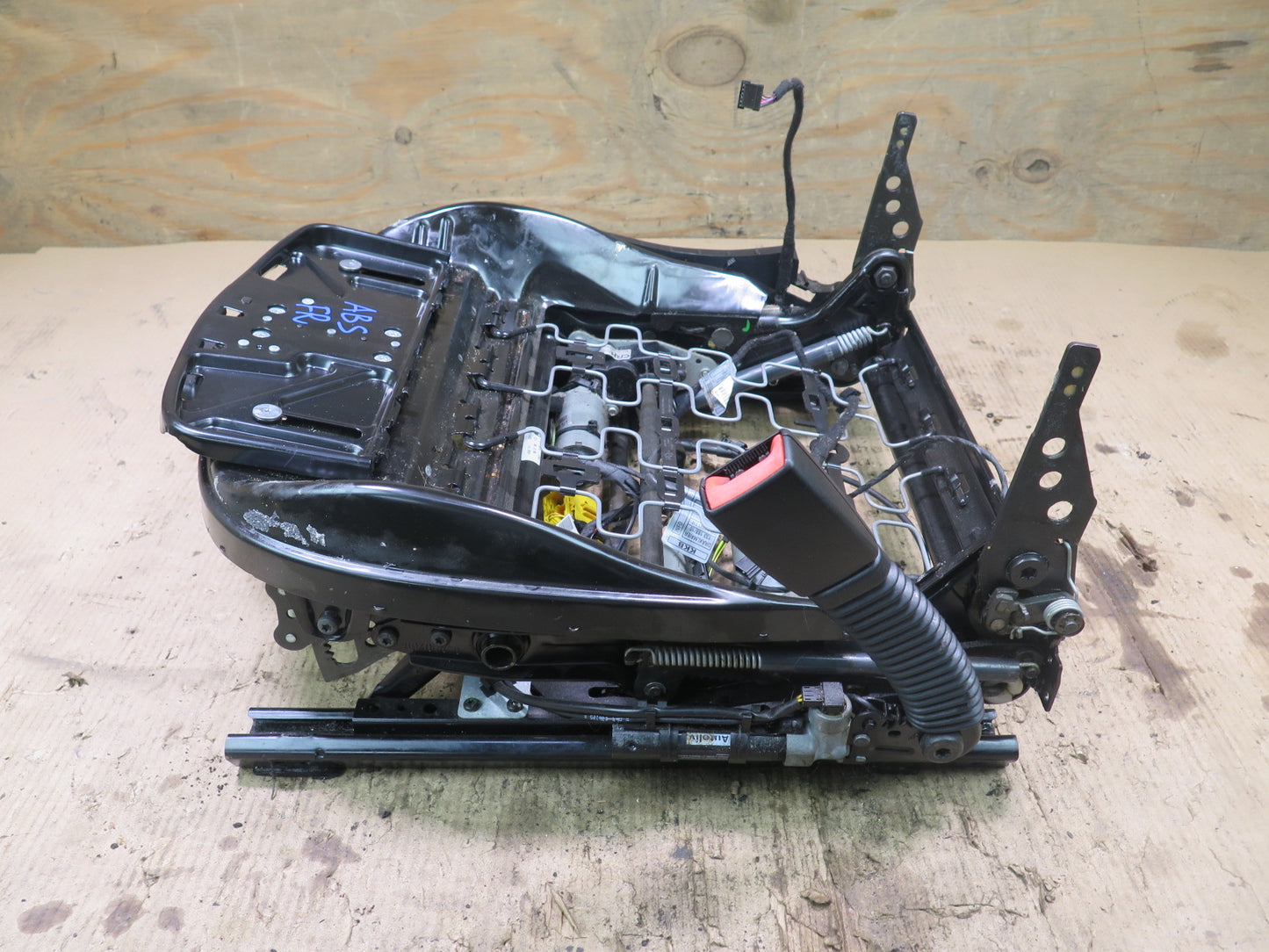 08-10 BMW E63 6-SERIES FRONT RIGHT PASSENGER SEAT RAIL TRACK FRAME W/ MOTOR OEM