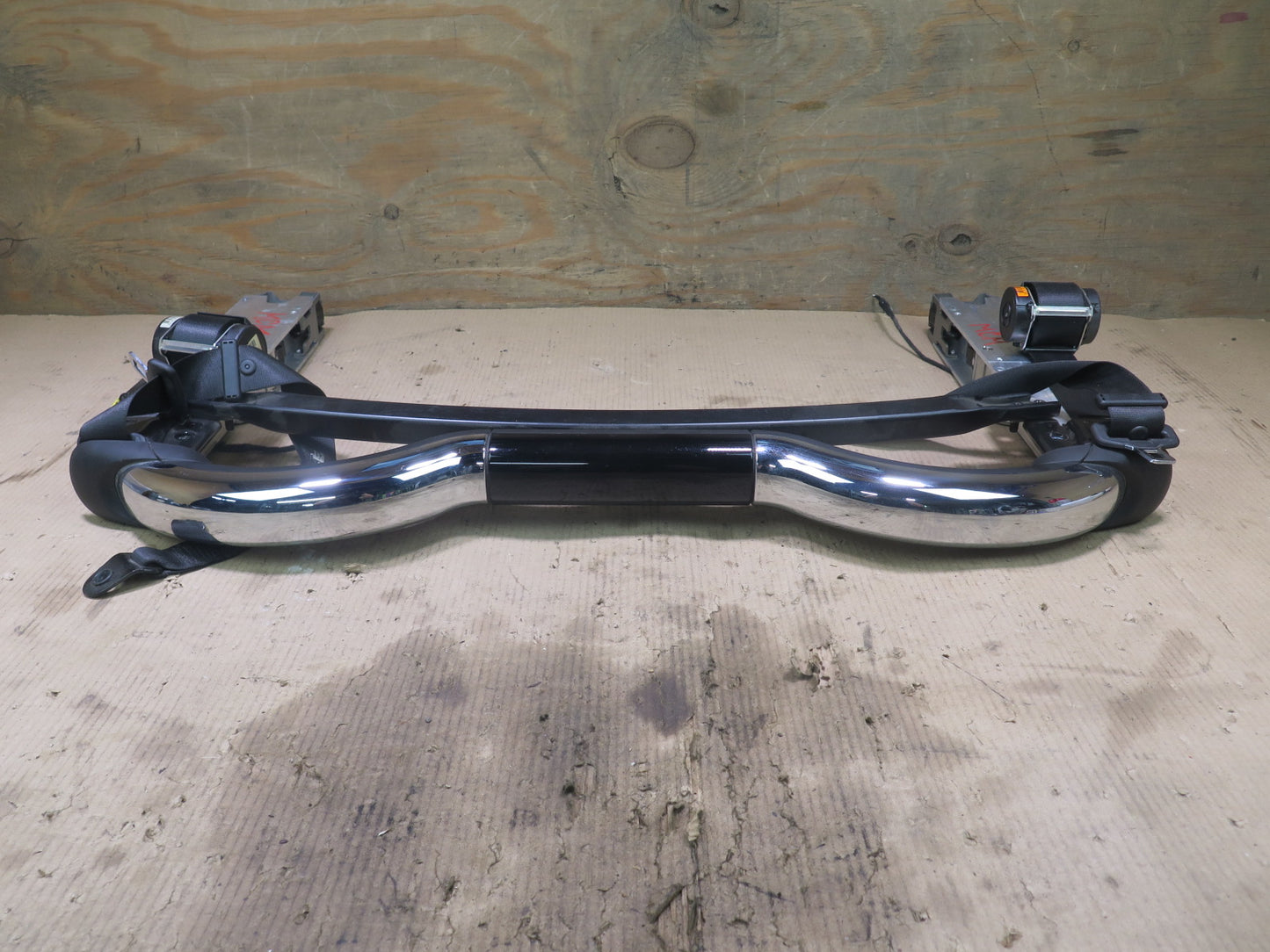 09-15 MINI COOPER R57 CONVERTIBLE ROLL OVER BAR REAR LEFT & RIGHT SEAT BELTS OEM