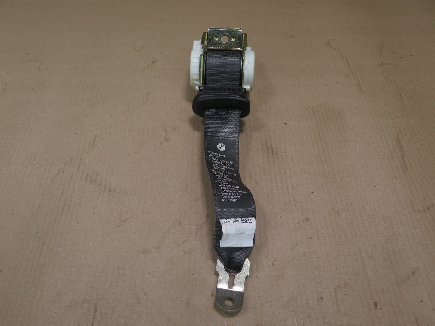 04-07 BMW E63 6-SERIES SET OF 4 FRONT & REAR SEAT BELT RETRACTOR OEM