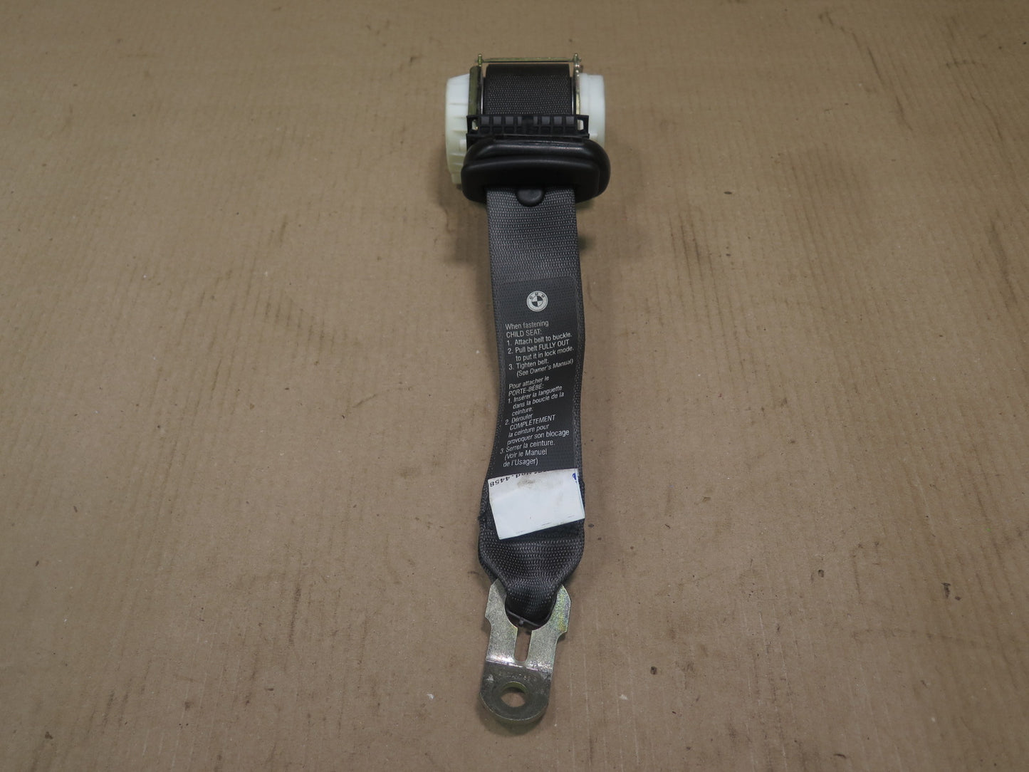 04-07 BMW E63 6-SERIES SET OF 4 FRONT & REAR SEAT BELT RETRACTOR OEM