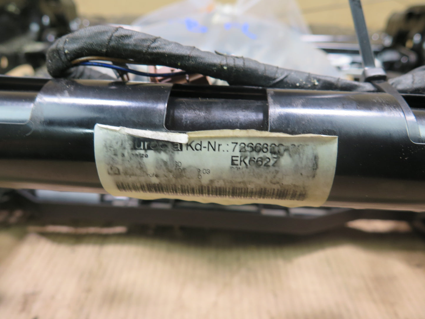 10-13 BMW F07 GT 5-SERIES FRONT LEFT SEAT LOWER FRAME TRACK RAIL MOTOR OEM
