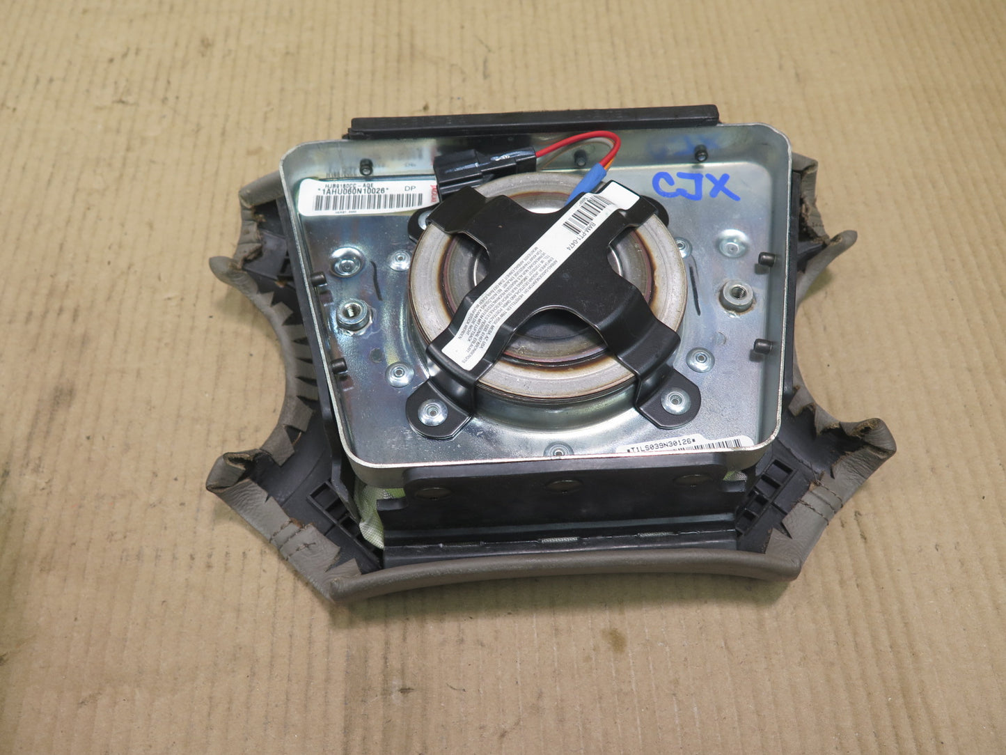 97-03 JAGUAR X100 XK8 LEATHER WOOD STEERING w/ CONTROLS OEM