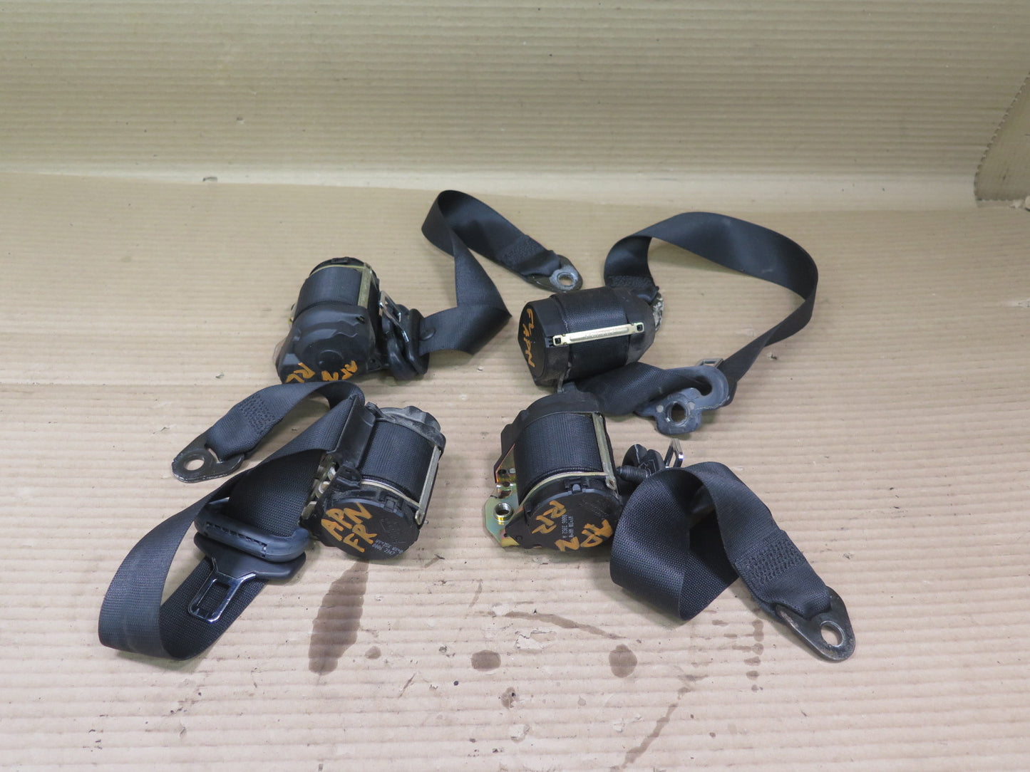 1999-2004 Porsche 911 (996) Coupe Set of 4 Seat Belt Retractors OEM