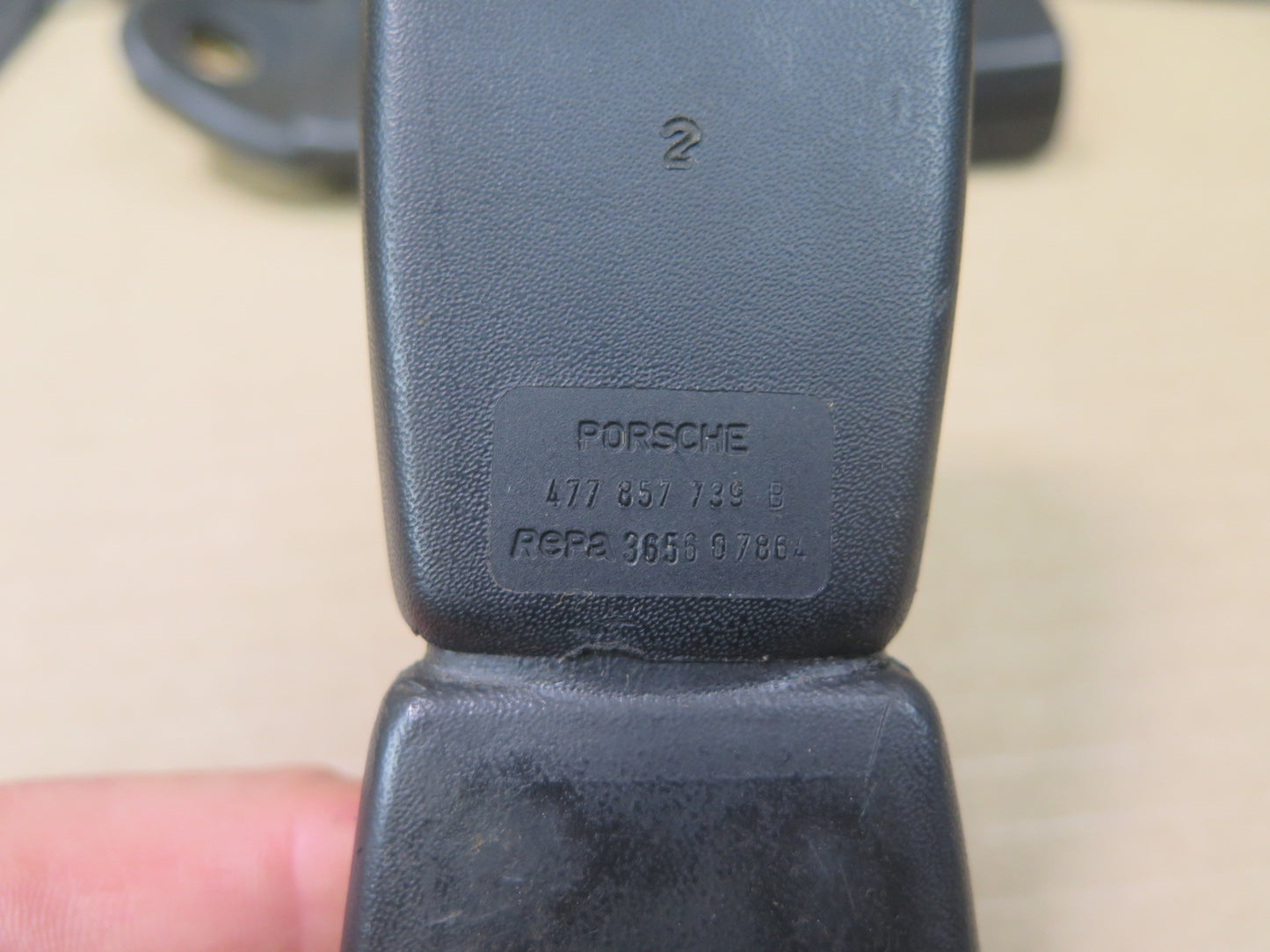 1982-1991 Porsche 944 Front & Rear Set Belt Retractors + Rear Buckles OEM
