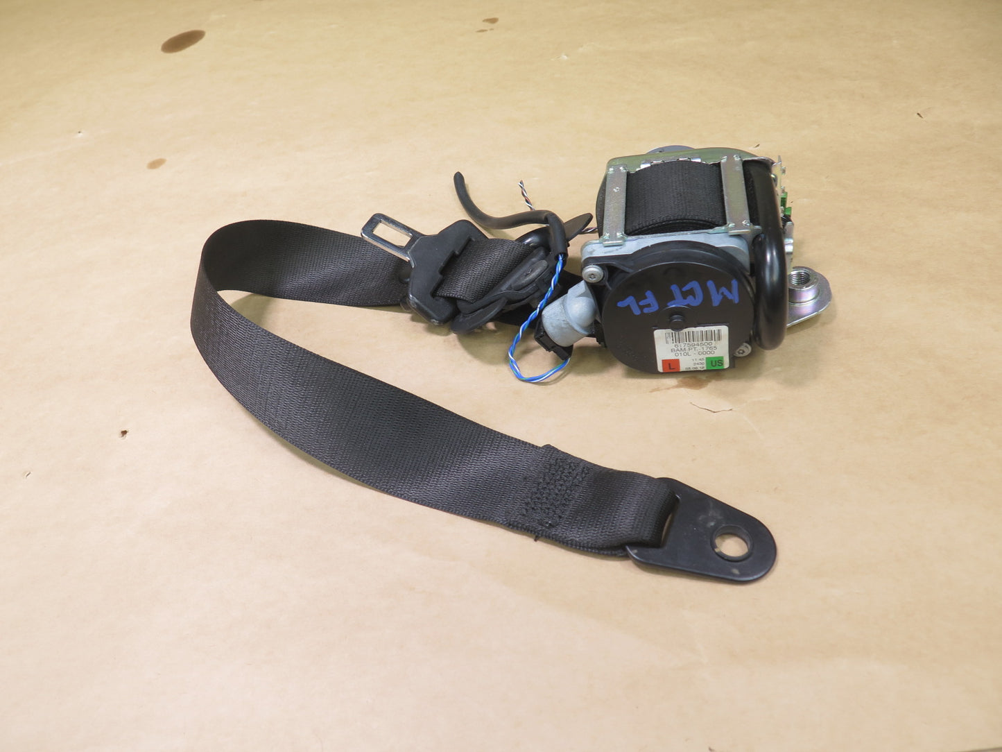 2011-2016 Mini Countryman R60 Rear Left & Right Seat Belt Set OEM