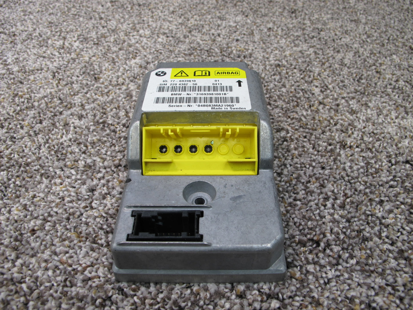 2003-2005 BMW Z4 E85 Main SRS Air Bag Control Module OEM