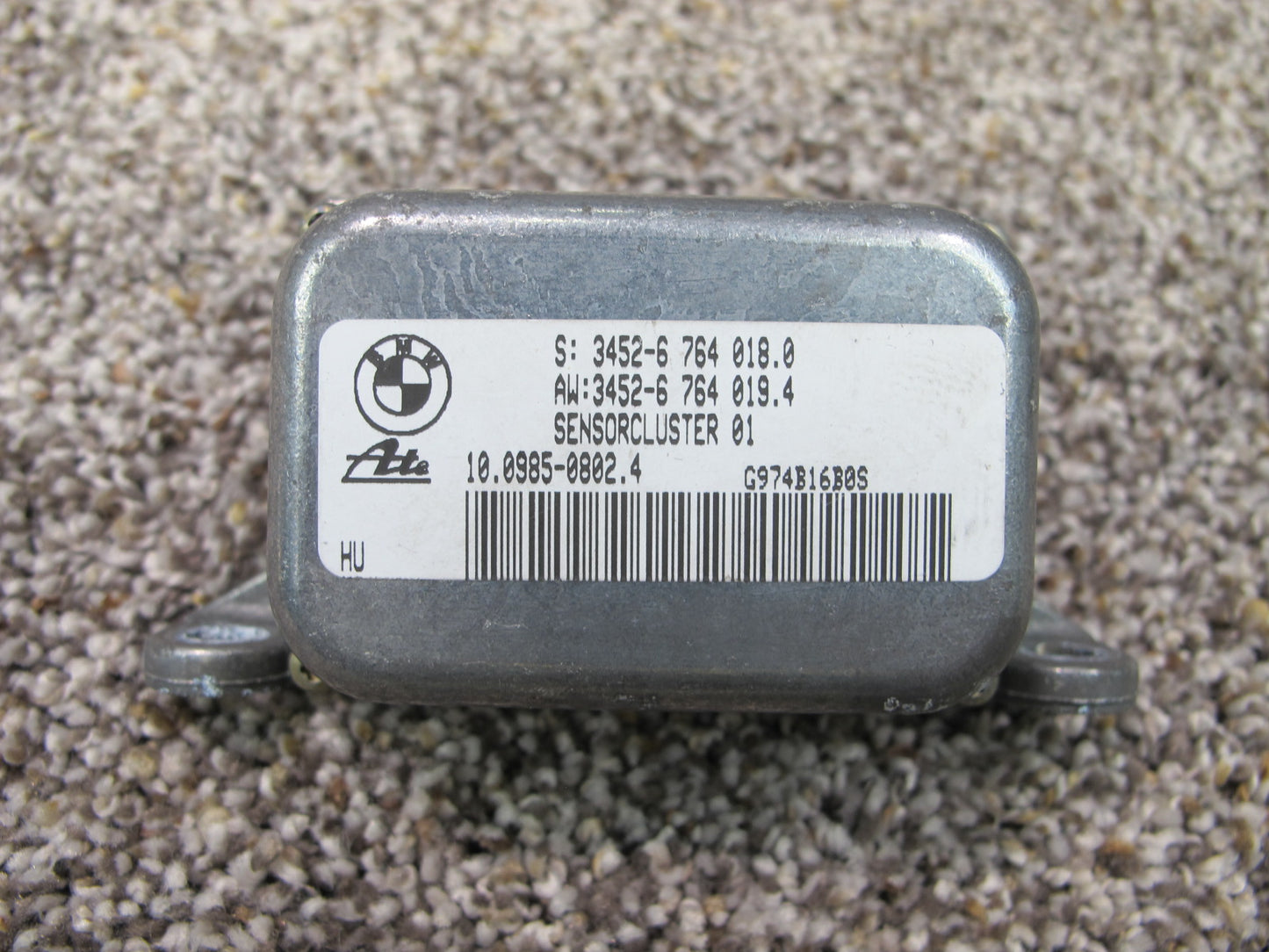 2003-2008 BMW Z4 E85 B-Pillar Left and Right SRS Air Bag Control Module & Door Impact Sensors OEM