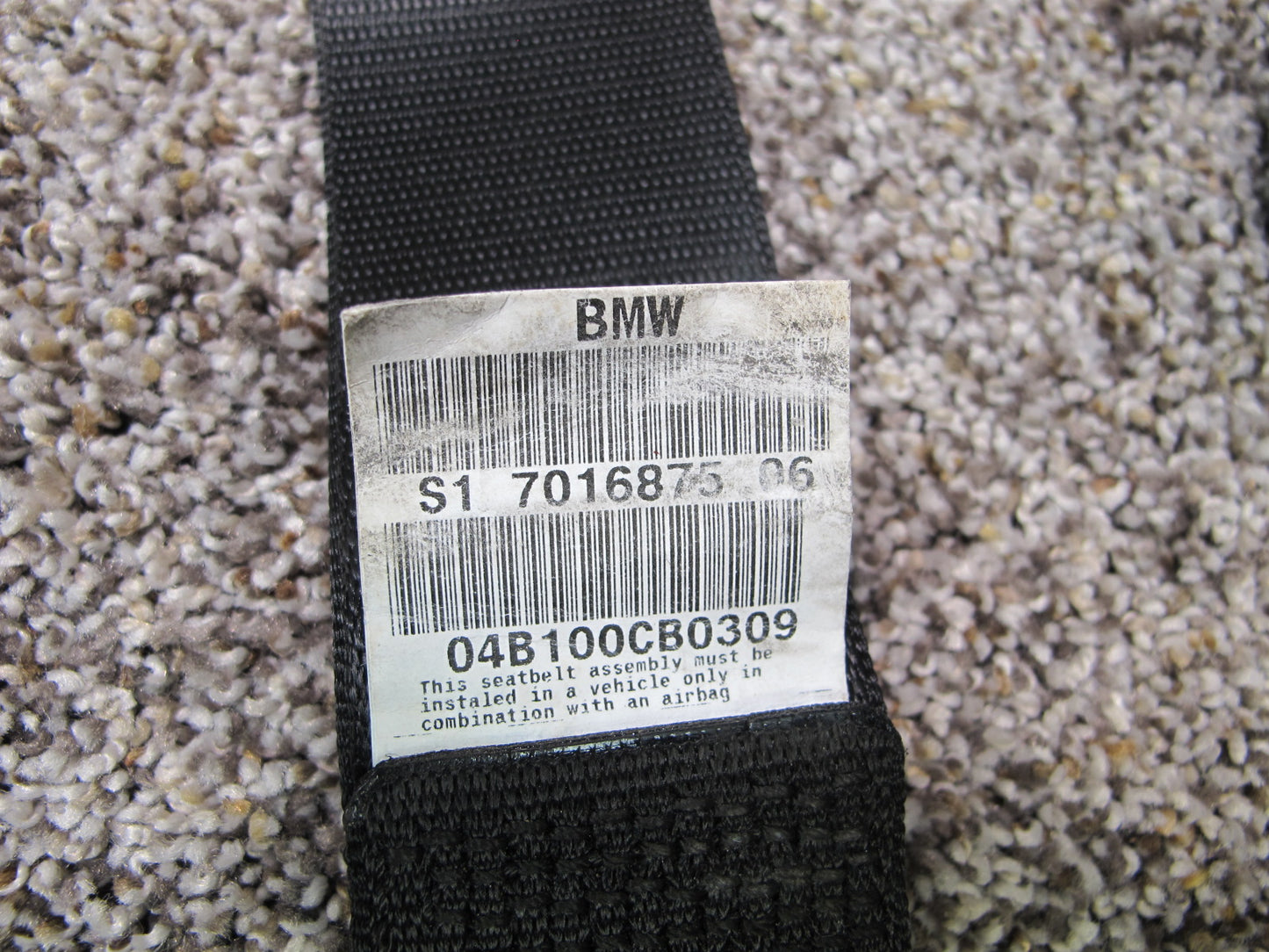 2003-2008 BMW Z4 E85 Left and Right Seat Belts Set OEM