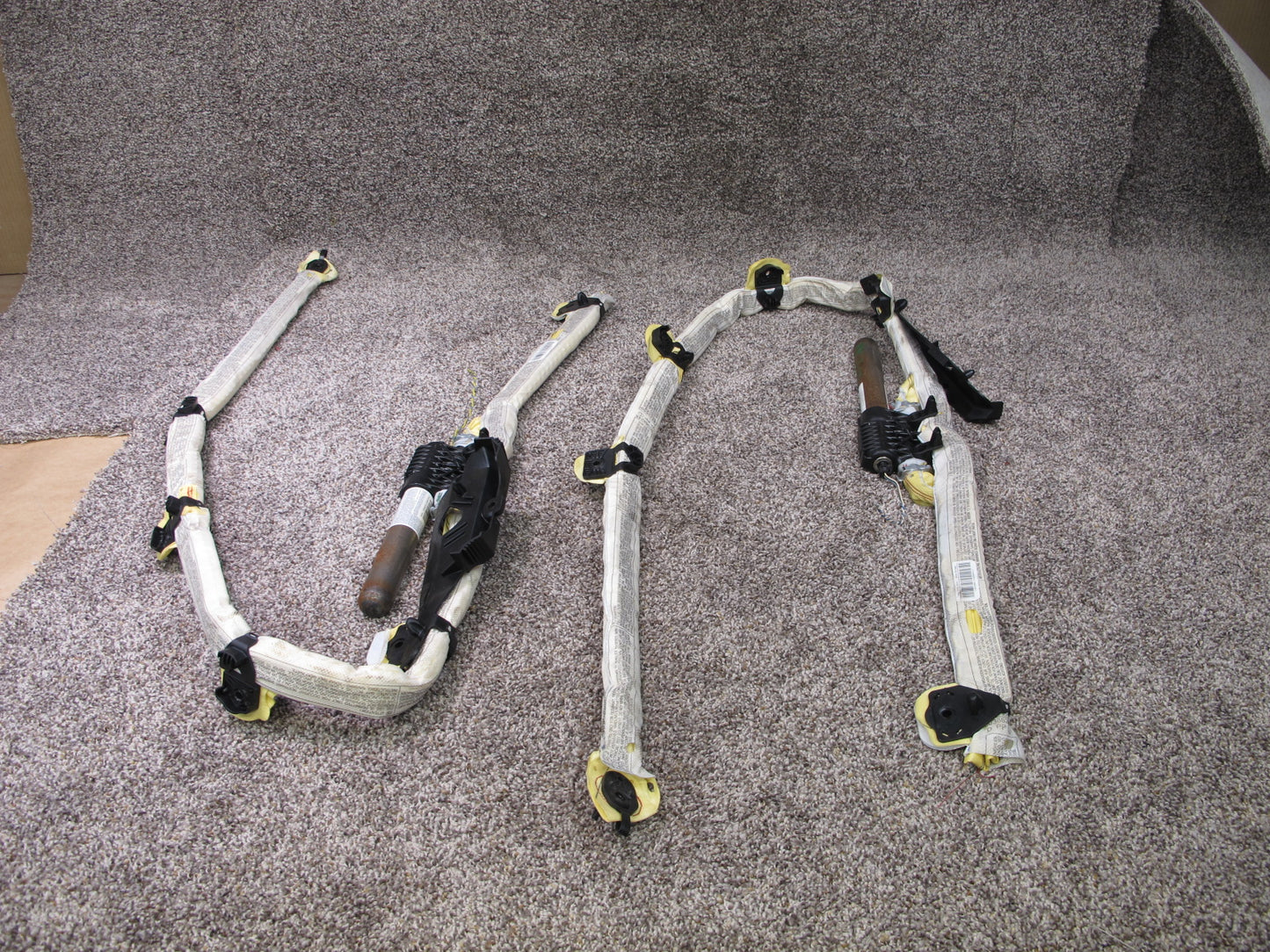 06-13 BMW E92 3-SERIES SET OF 2 LEFT & RIGHT ROOF CURTAIN SRS OEM