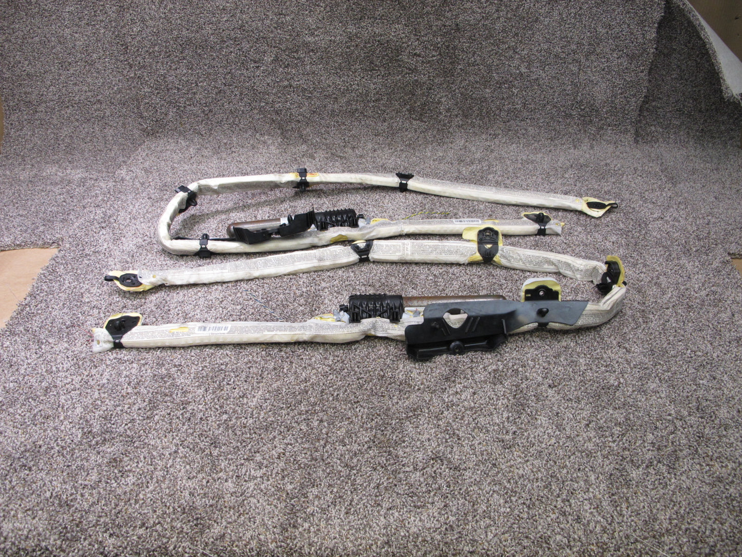 06-13 BMW E92 3-SERIES SET OF 2 LEFT & RIGHT ROOF CURTAIN SRS OEM