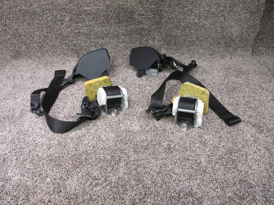 07-13 BMW E92 SET OF 4 FRONT & REAR SEATBELTS RETRACTOR W/ COVER GUIDE OEM