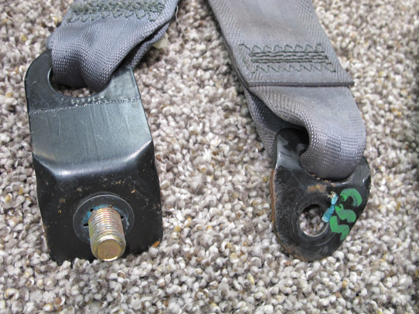1993-1997 SUBARU SVX Rear Left & Right Seat Belt Set OEM