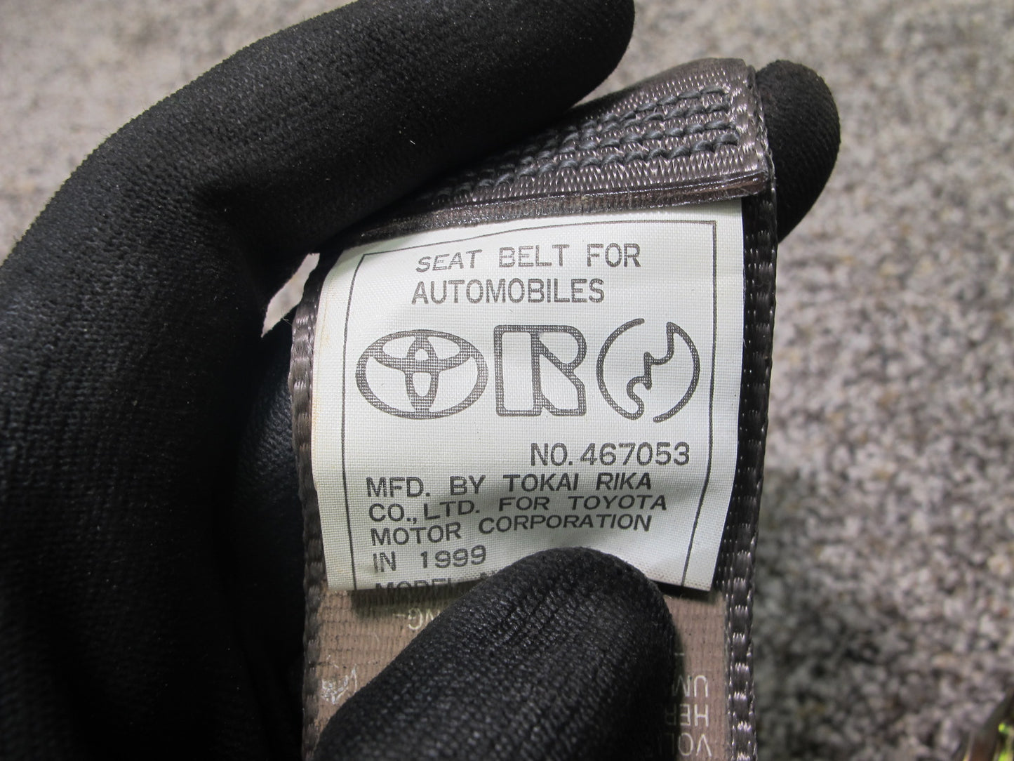 92-00 LEXUS SC400 SC300 REAR LEFT & RIGHT SEATBELT RETRACTOR W/ BUCKLE OEM