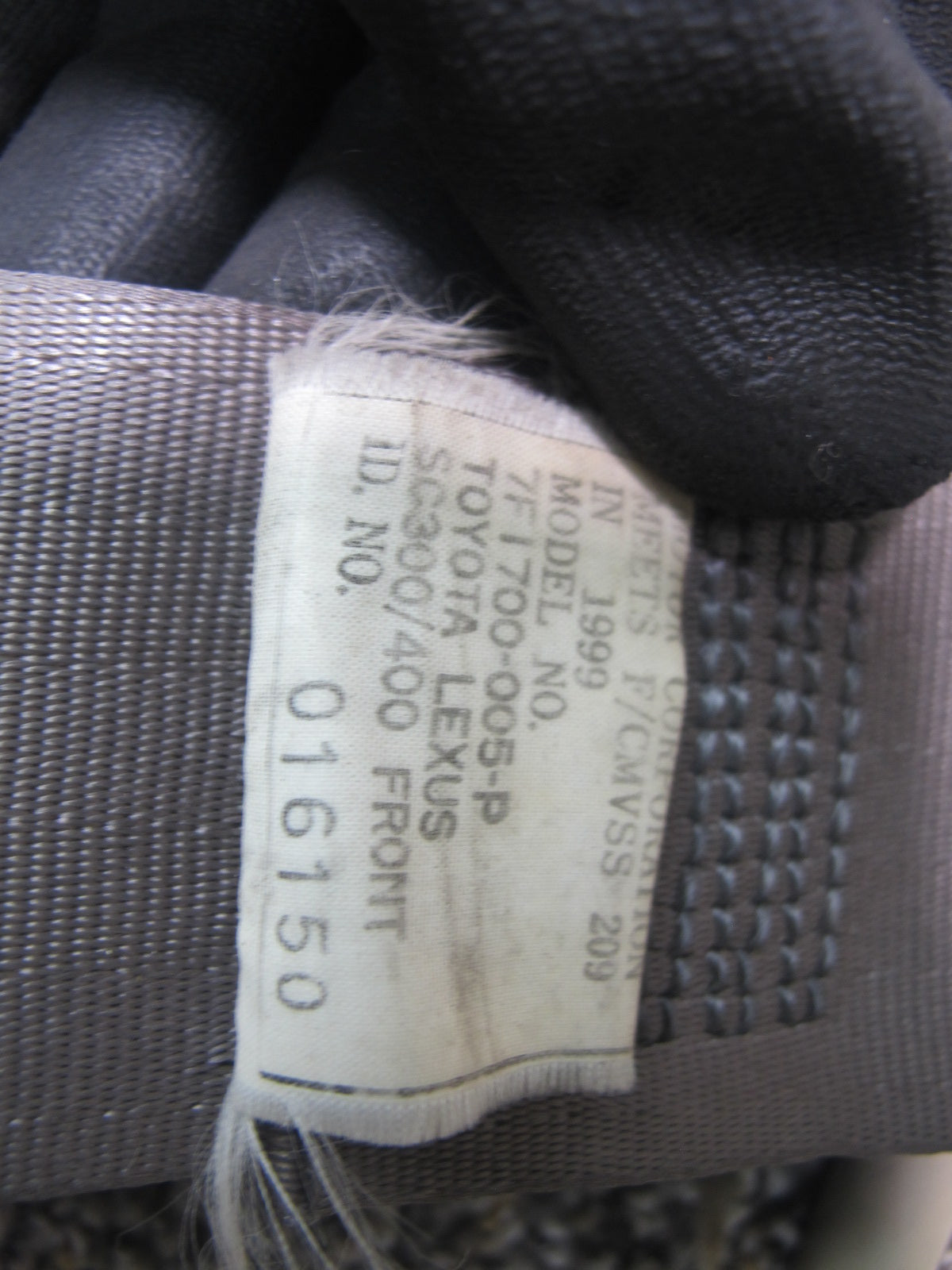 92-00 LEXUS SC400 SC300 FRONT RIGHT SEATBELT RETRACTOR OEM
